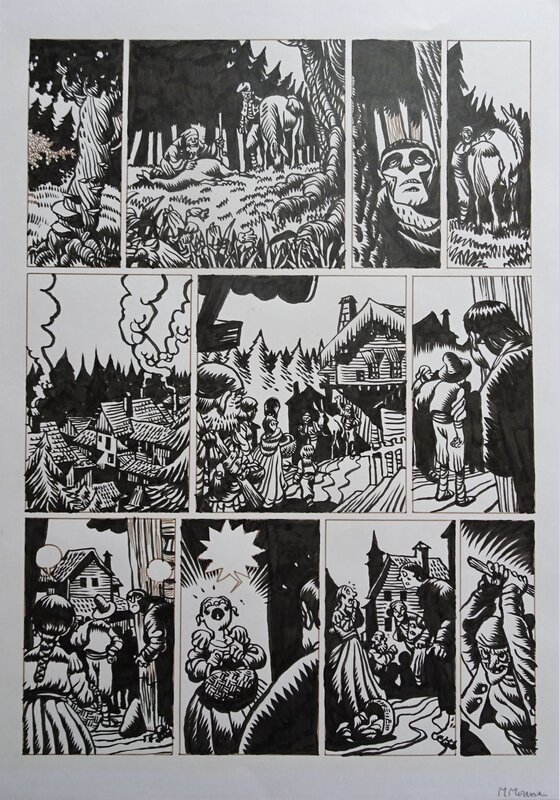 Frankenstein par Marion Mousse - Planche originale