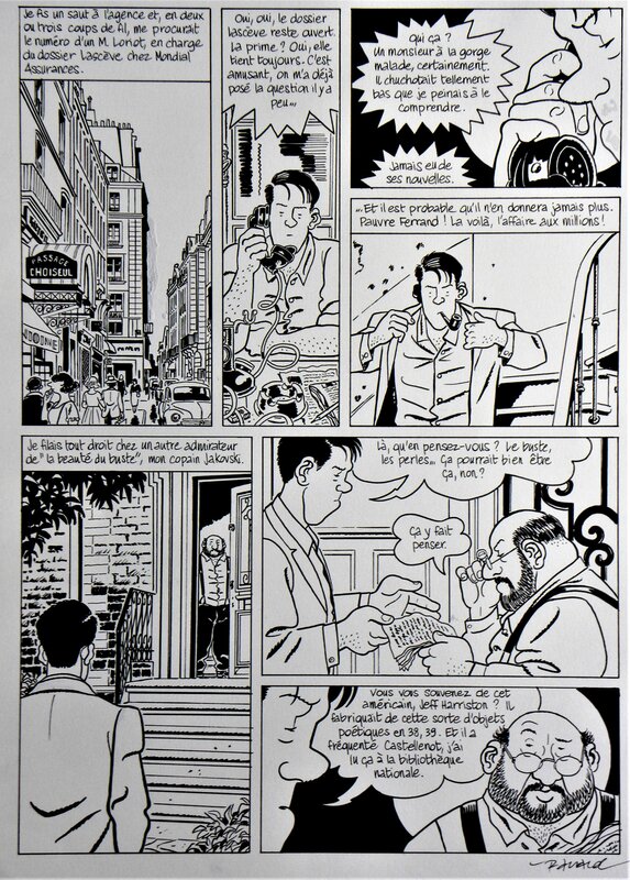 Nestor Burma  » Les Rats de Montsouris  » – Page 50 – François Ravard - Comic Strip