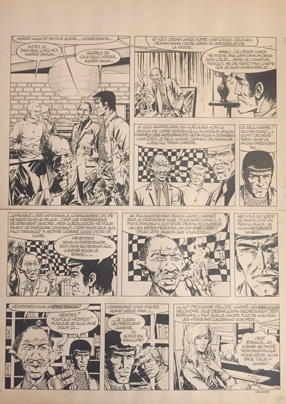 Bob Morane par William Vance, Henri Vernes - Planche originale