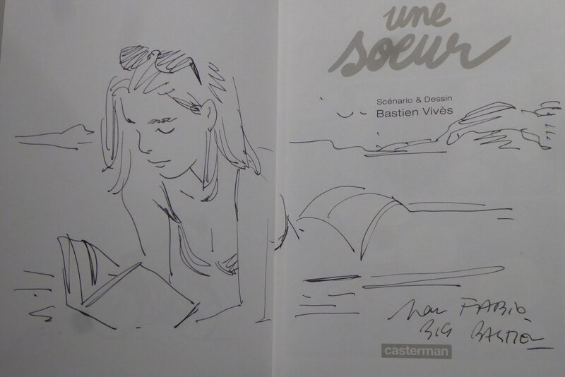 Une soeur by Bastien Vivès - Sketch