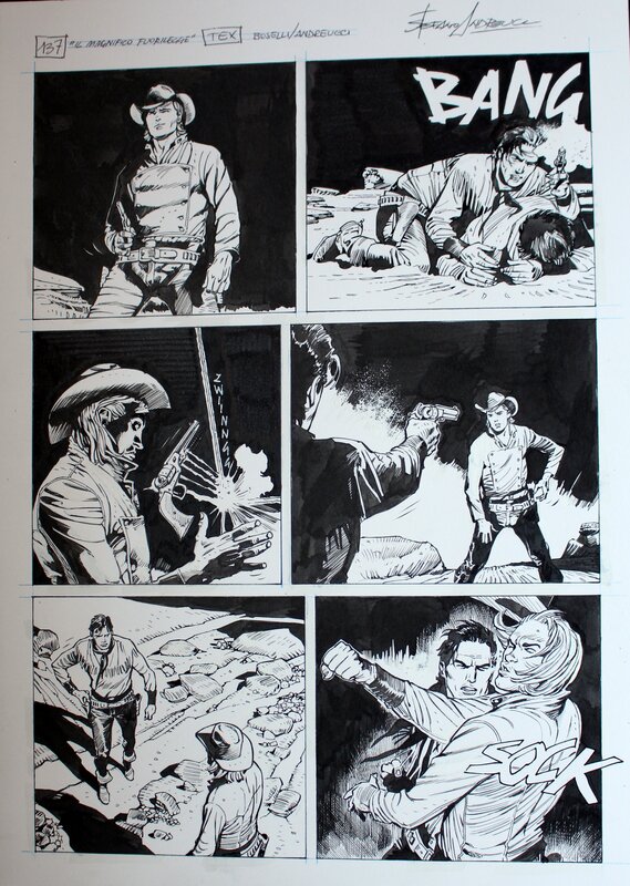 Stefano Andreucci, Il magnifico fuorilegge - Tex Speciale n. 32 - Comic Strip