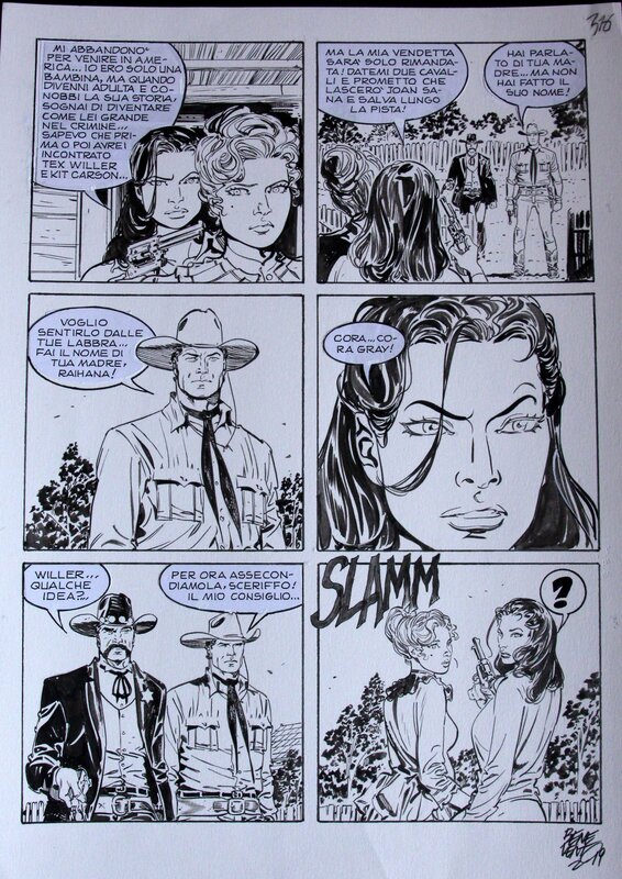 La figlia di Satania (Tex n. 707) by Michele Benevento - Comic Strip