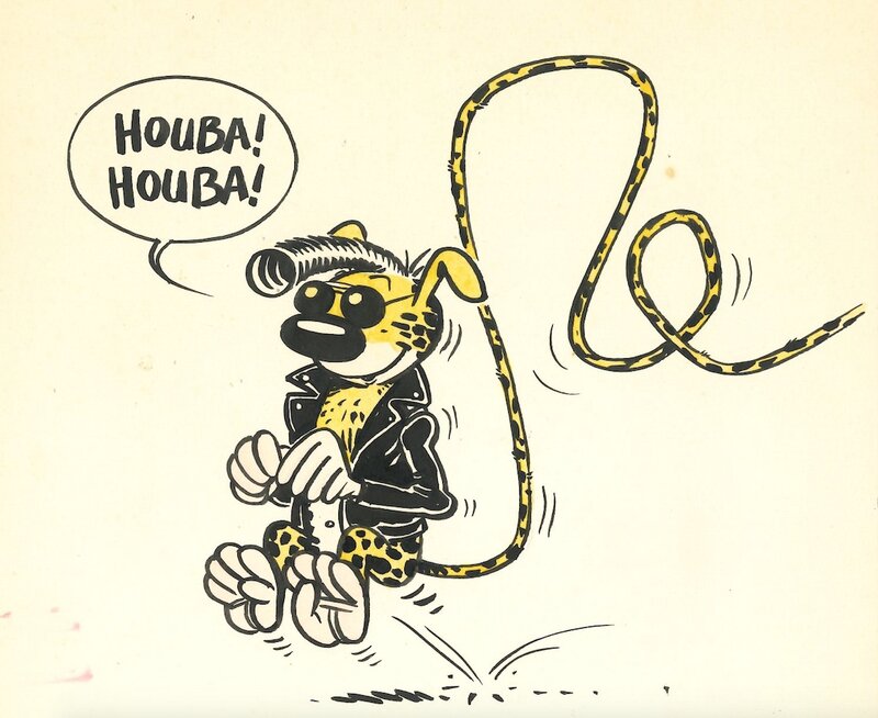 Frank Margerin, André Franquin, L'IMPECCABLE MARSUPILAMI - Illustration originale