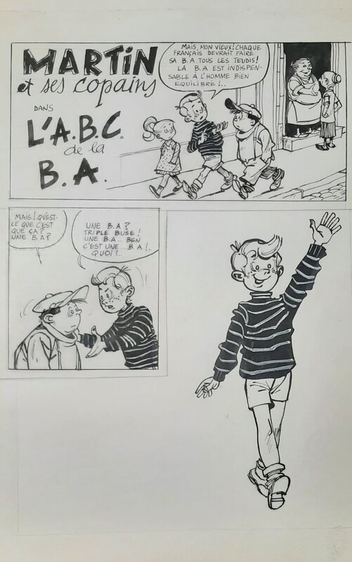 Pierre Tabary, Martin et ses copains - Comic Strip