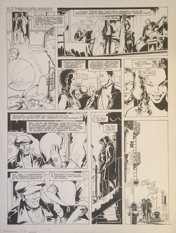 Louis la Guigne par Jean-Paul Dethorey, Frank Giroud - Planche originale