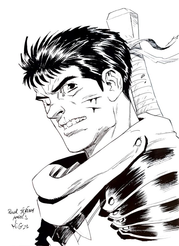 Guts par Mig - Illustration originale