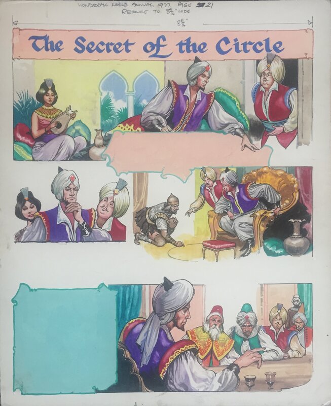 Nadir Quinto, The Secret of the Circle - Illustration originale