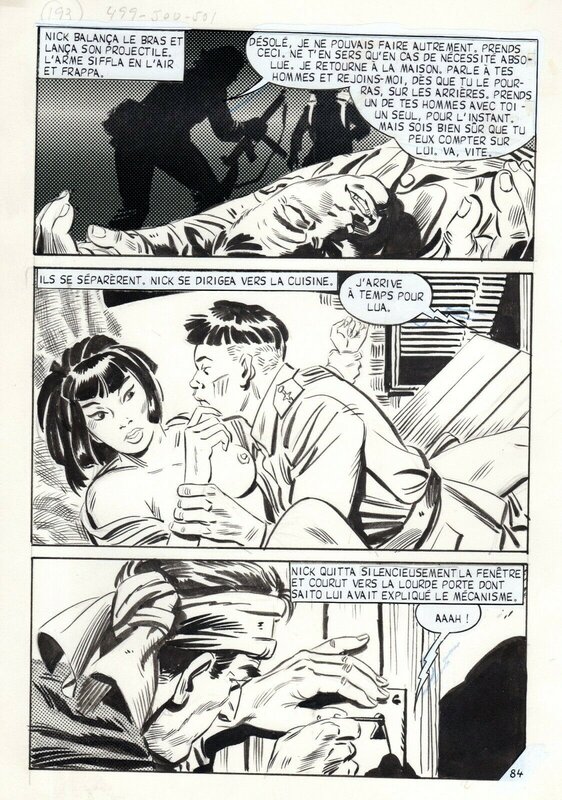 Flash Espionnage #55 - Nick Carter à Saïgon, pg. 084 by Vicente Alcazar - Comic Strip