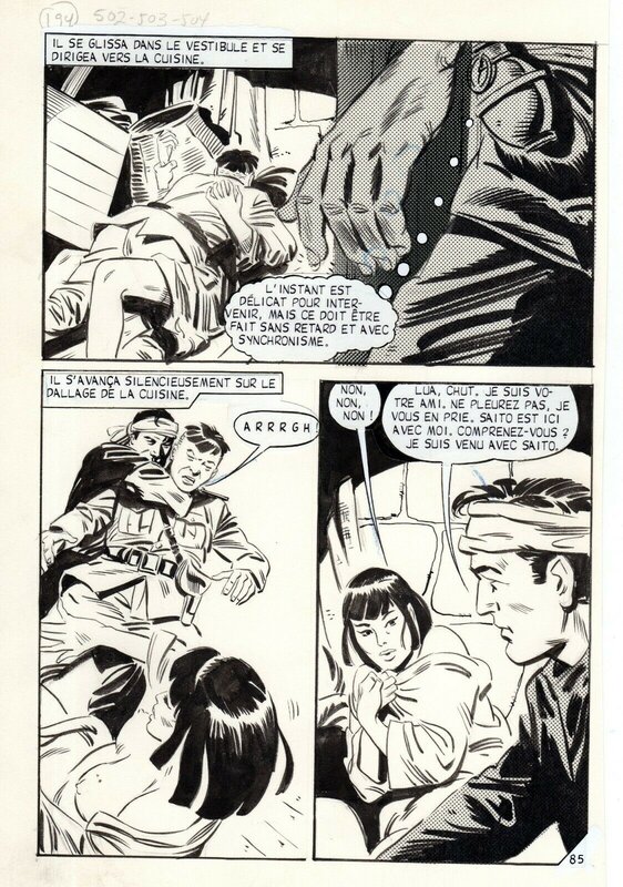 Flash Espionnage #55 - Nick Carter à Saïgon, pg. 085 by Vicente Alcazar - Comic Strip