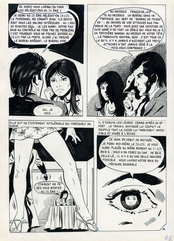 La Louve 07 - Opération Soleil, pg. 48 by Renaud - Planche originale