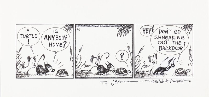 Mutts daily 6/2/2000 by Patrick McDonnell - Planche originale
