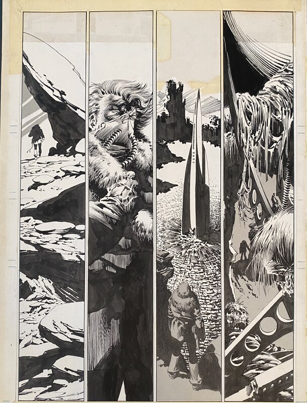 Berni Wrightson, Nicola Cuti, A Martian Saga, Creepy 87 - Planche originale