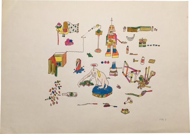 Jouets by Jiro Ishikawa - Original Illustration