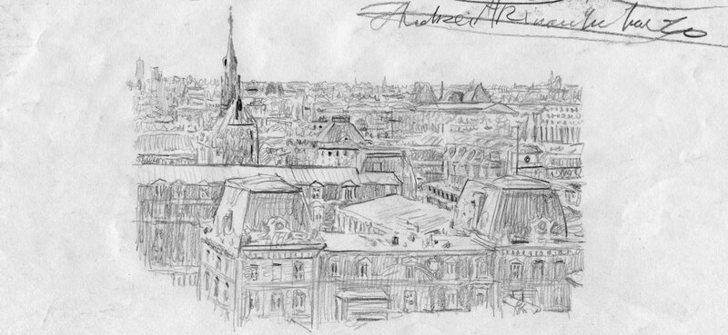 Paris by Andréi Arinouchkine - Original art