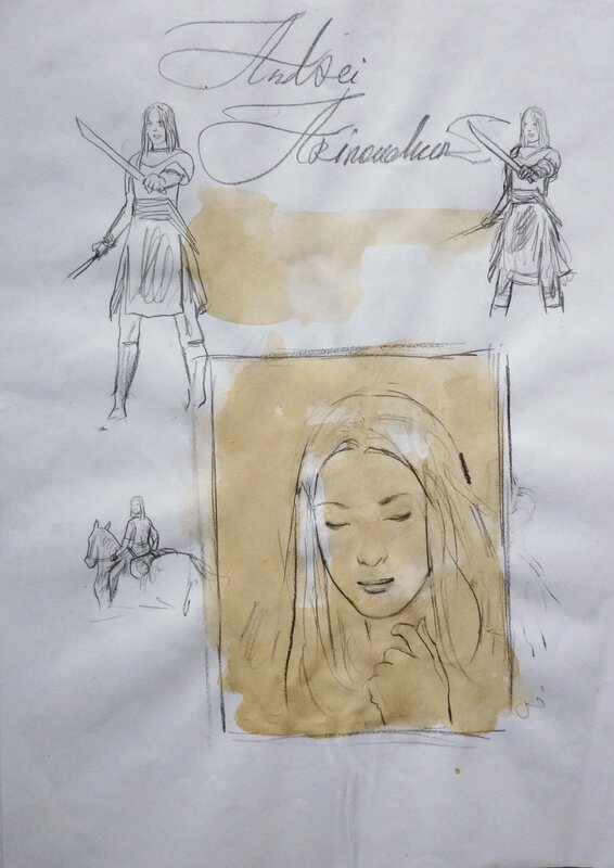Ewen prelim by Andréi Arinouchkine - Original art