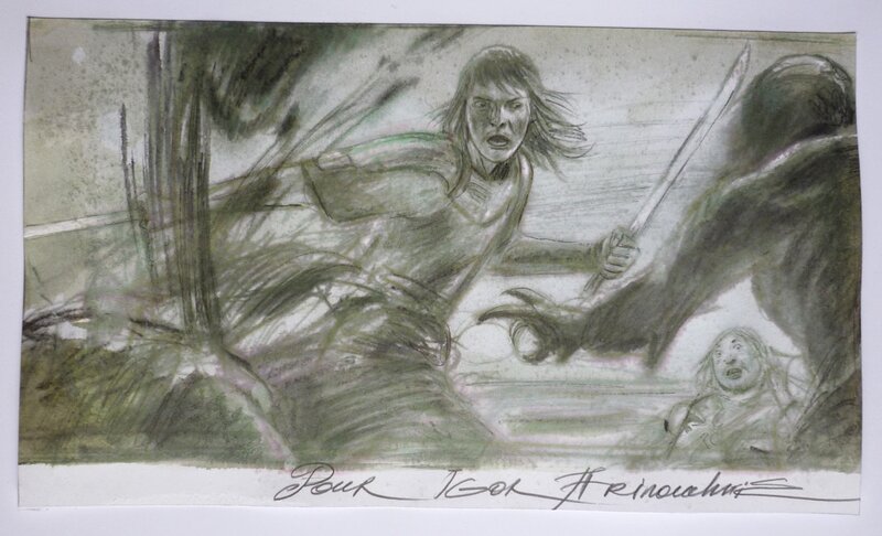 Andréi Arinouchkine, Ewen T1 planche 40 prelim - Original art