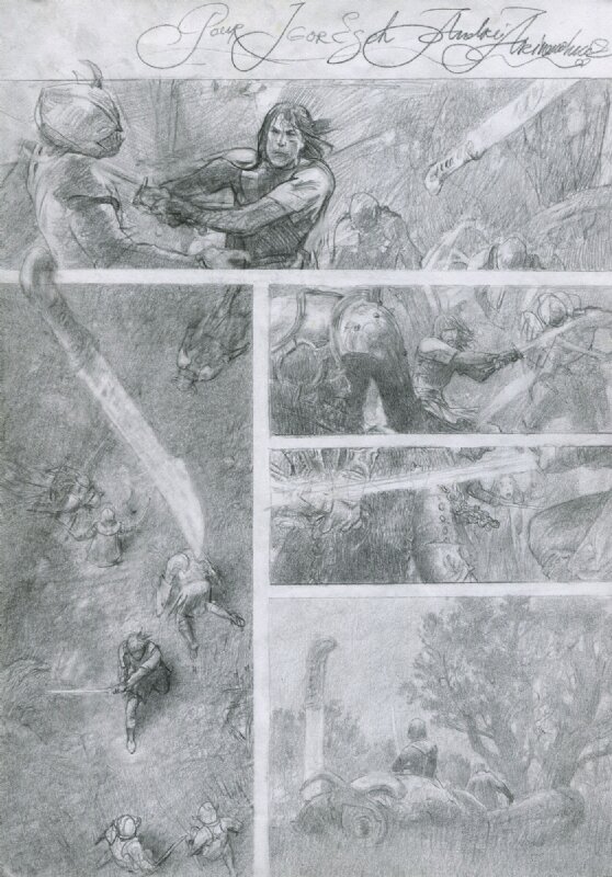 Ewen T2 prelim by Andréi Arinouchkine - Original art