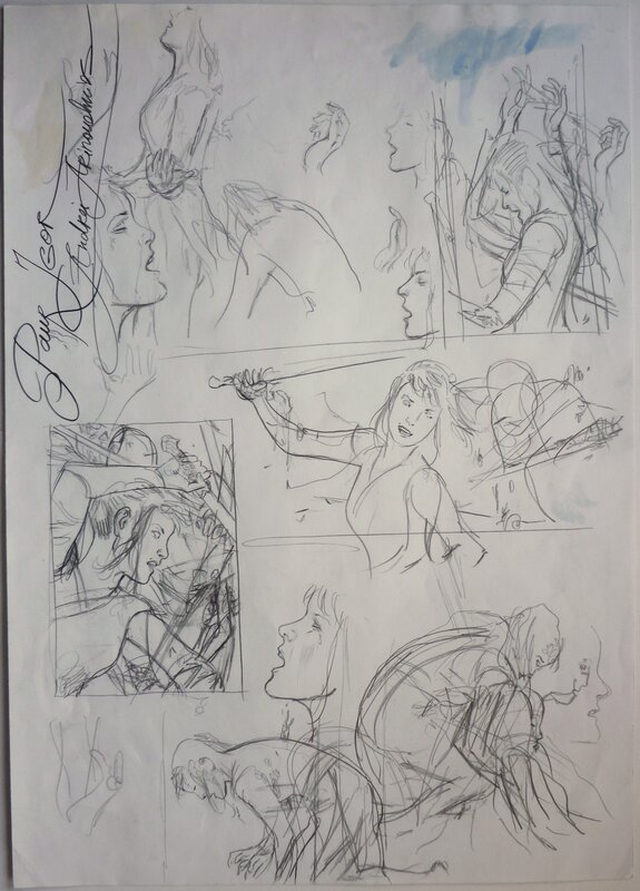 Andréi Arinouchkine, Illein, planche 21 prelim - Original art