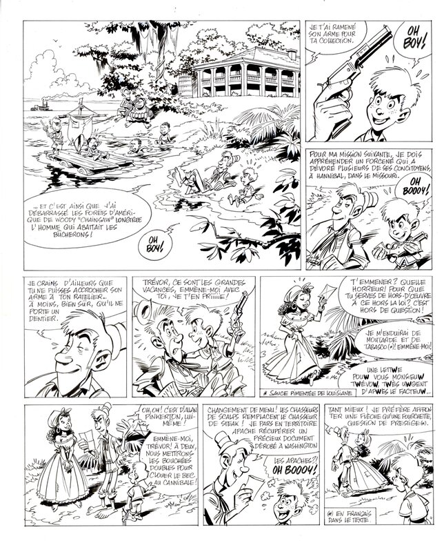 Didier Conrad, Yann, Jean Léturgie, Cotton Kid T5 : La septième femme de Géronimo - Planche 4 - Comic Strip