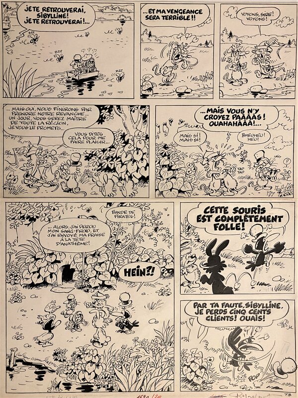 Raymond Macherot, Sibylline - Sibylline et les Abeilles - Comic Strip