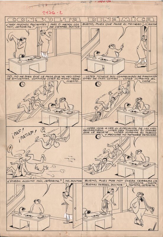 Consulta dinámica par Josep Coll - Planche originale