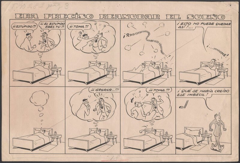 Josep Coll, Era preciso reanudar el sueño - Comic Strip