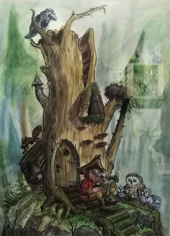 Fairy Tale par Andree Schneider - Illustration originale