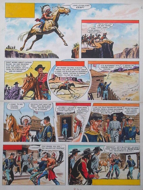 Humphris : Blackbow le Cheyenne - Comic Strip