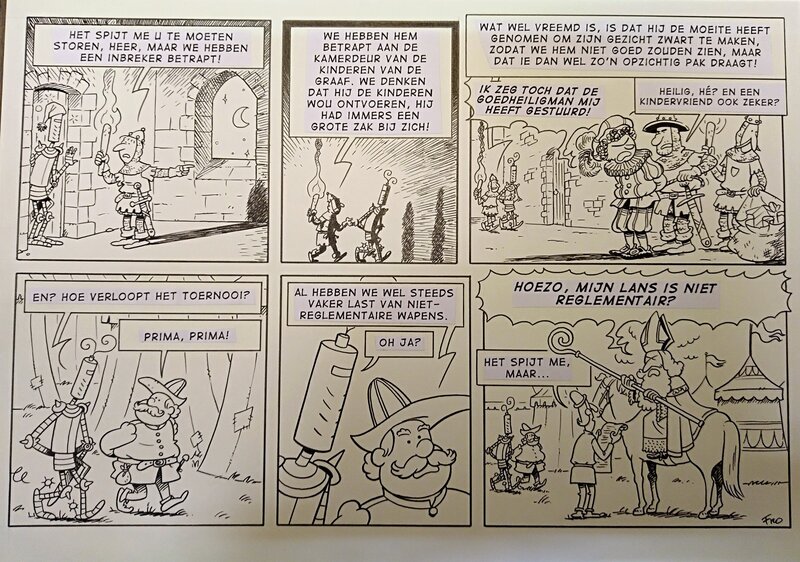 Frodo De Decker, De Ridder en de Sint (2) - Comic Strip
