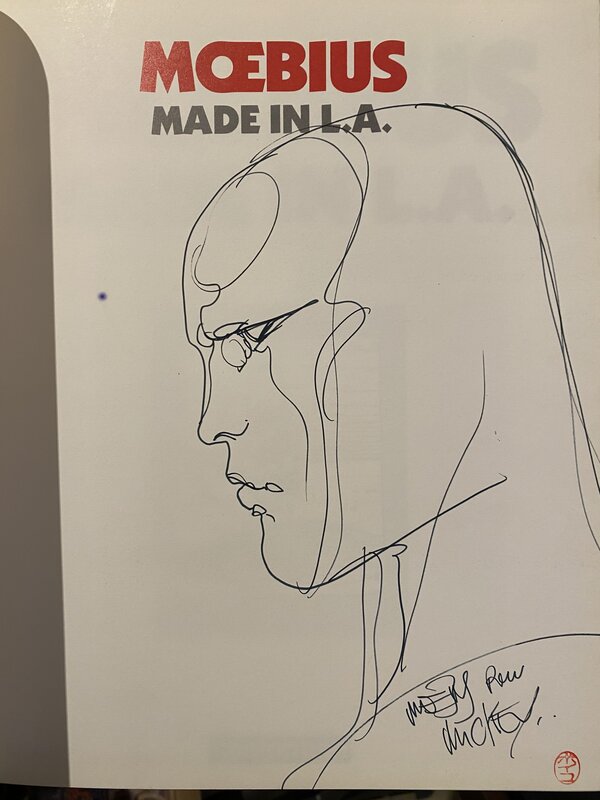Dédicace de Moebius dans Made in L.A. - Sketch
