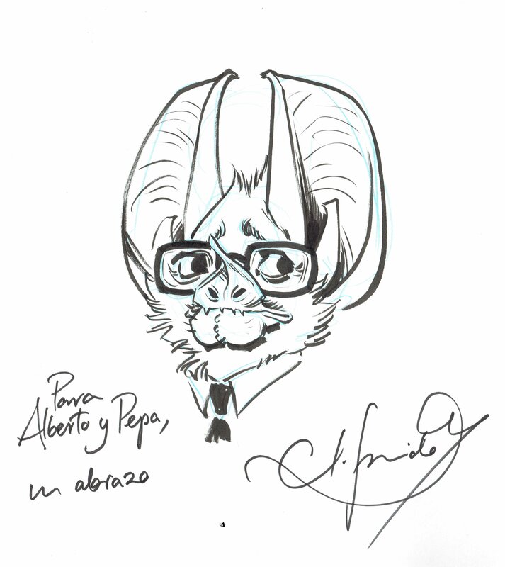 Juanjo Guarnido, Blacksad 6 - Alors, tout tombe. Première partie (Kenneth) - Sketch