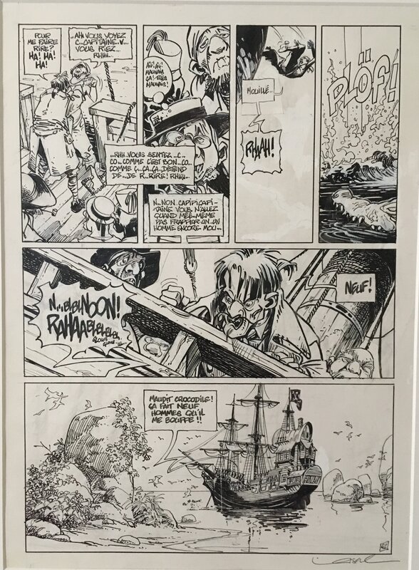 Régis Loisel, Peter Pan - Londres (T1) - Planche originale