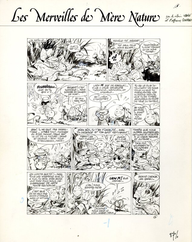 Didier Conrad, Bébert le cancrelat : Les Merveilles de mère nature - Comic Strip