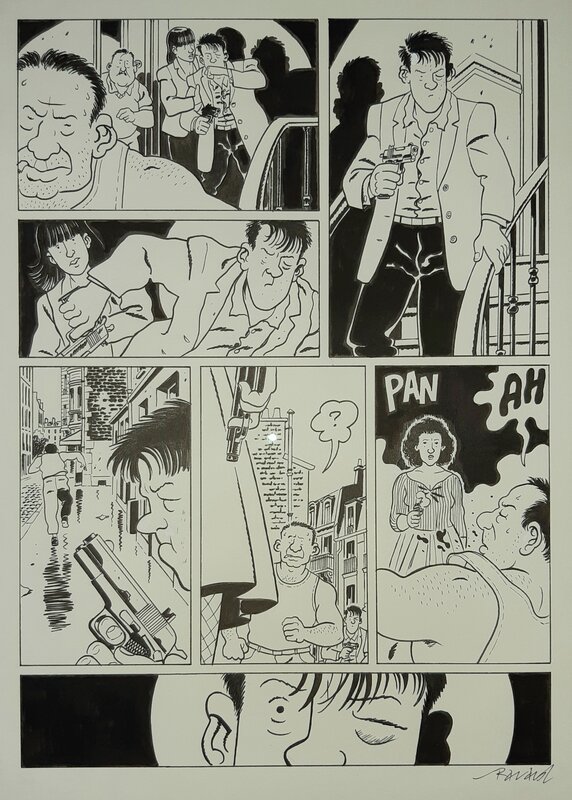 François Ravard, Rats de Montsouris - Nestor Burma - Comic Strip