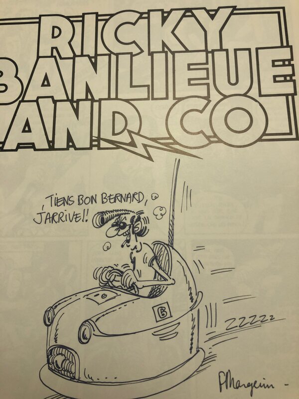 Ricky Banlieue by Frank Margerin - Sketch