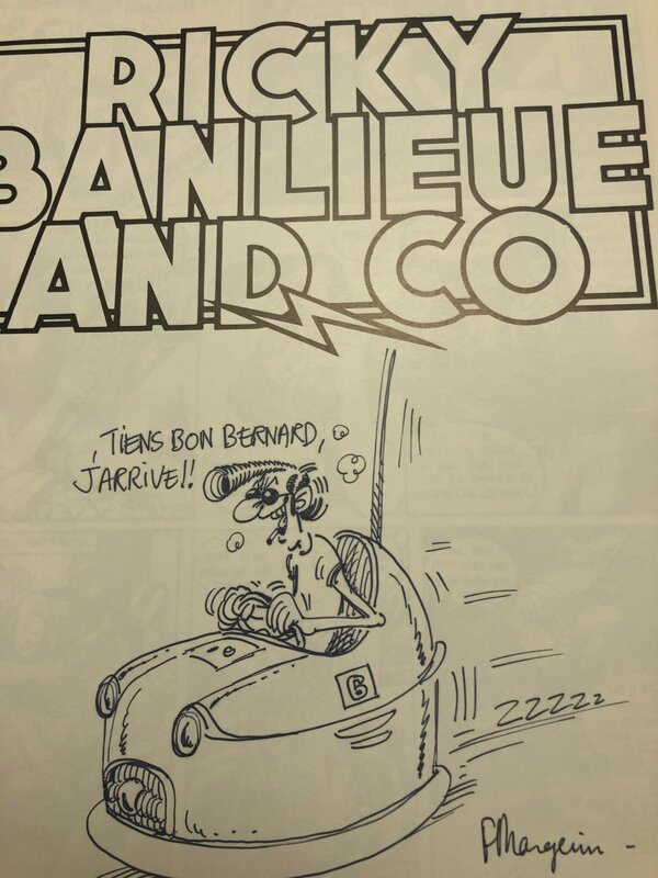 Ricky Banlieue by Frank Margerin - Sketch