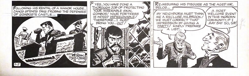 Frank Robbins, Johnny Hazard, daily Strip 15_09_67 - Planche originale