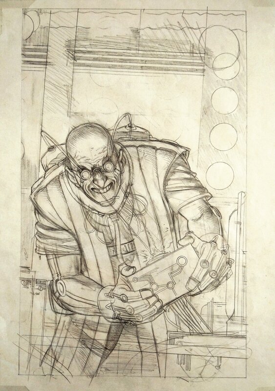 Brian Bolland, Appointment with F.E.A.R - cover prelim - Original art