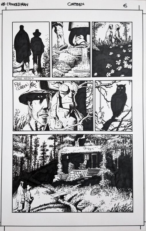 Richard Corben, Mike Mignola, Hellboy : The Crooked Man and Others p. 6 - Planche originale