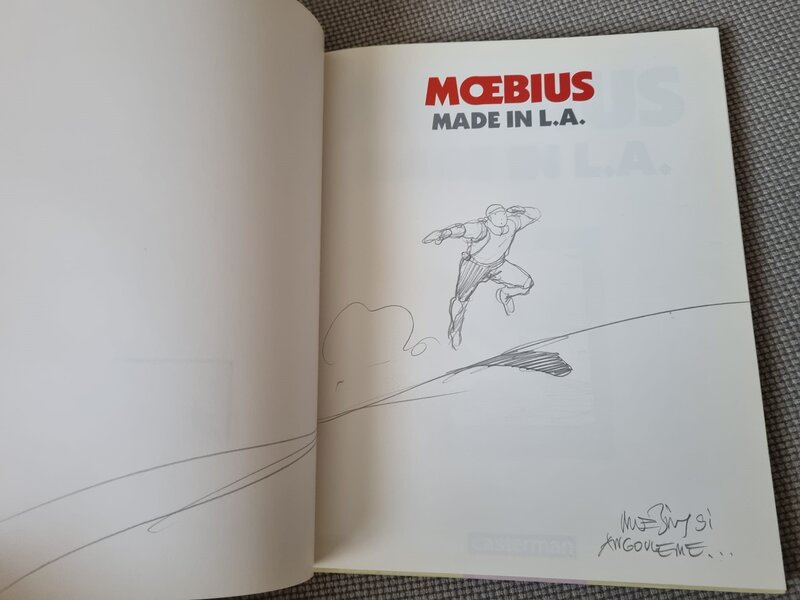 Dédicace de Moebius - Sketch