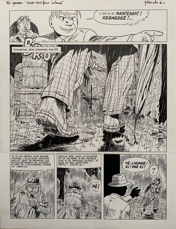 Frank Le Gall, Théodore Poussin - Le dernier voyage de l'Amok - Comic Strip