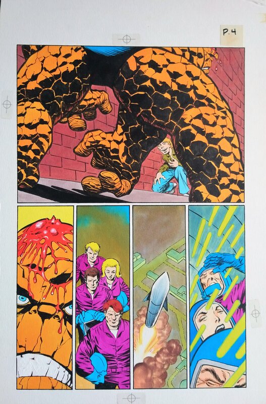 Berni Wrightson, Jim Starlin, The Incredible Hulk and The Thing : The Big Change p.4 - Planche originale