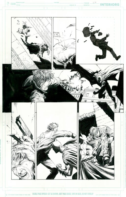 Gary Frank, Jonathan Sibal, Brad Anderson, Geoff Johns, Batman: Earth One vol.3 (2021) pg.26 - Planche originale