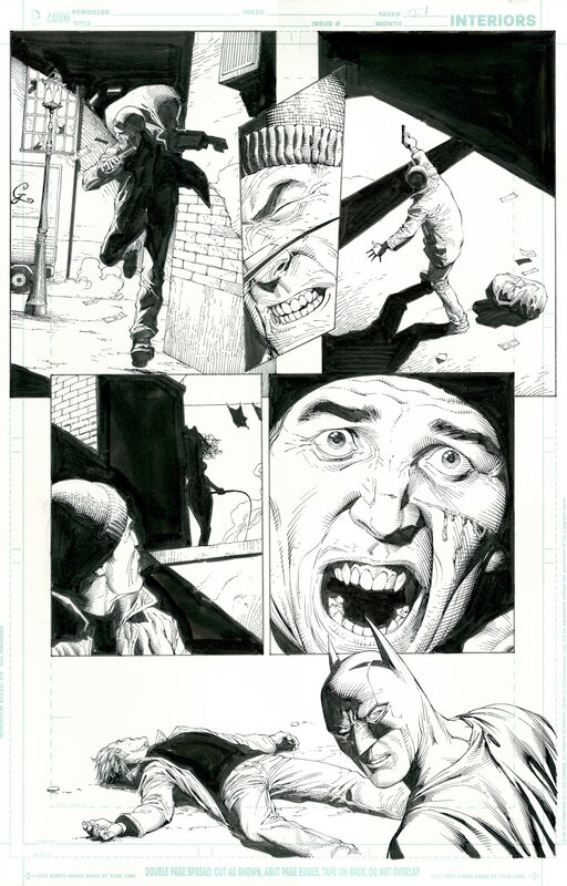 Gary Frank, Jonathan Sibal, Brad Anderson, Geoff Johns, Batman: Earth One vol.3 (2021) pg.27 - Planche originale