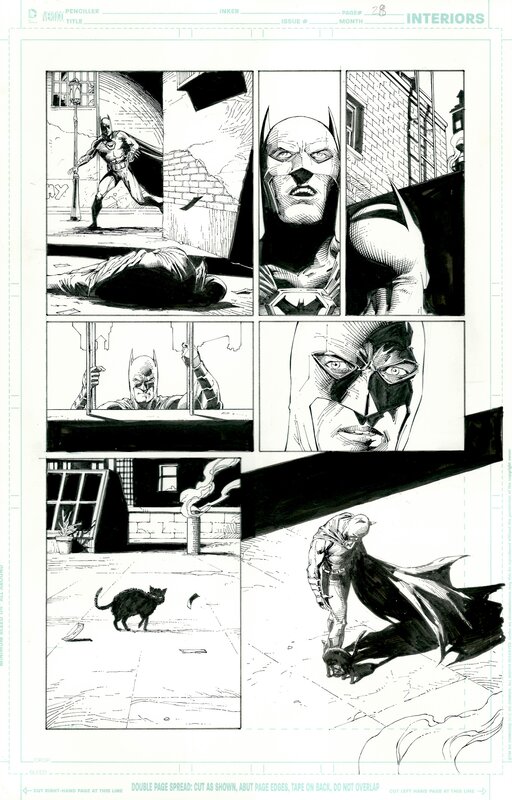 Gary Frank, Jonathan Sibal, Brad Anderson, Geoff Johns, Batman: Earth One vol.3 (2021) pg.28 - Planche originale