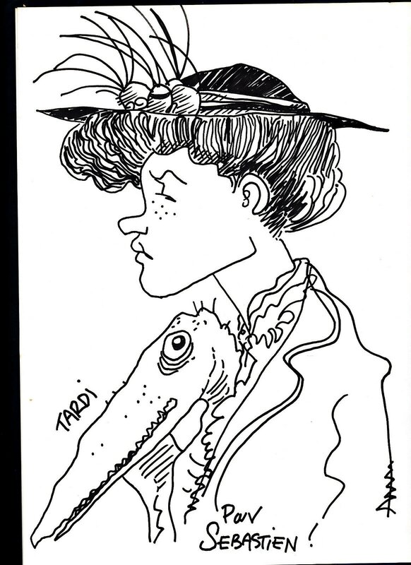 Adèle et la bête par Jacques Tardi - Dédicace