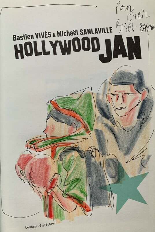 Hollywood jan by Bastien Vivès - Sketch