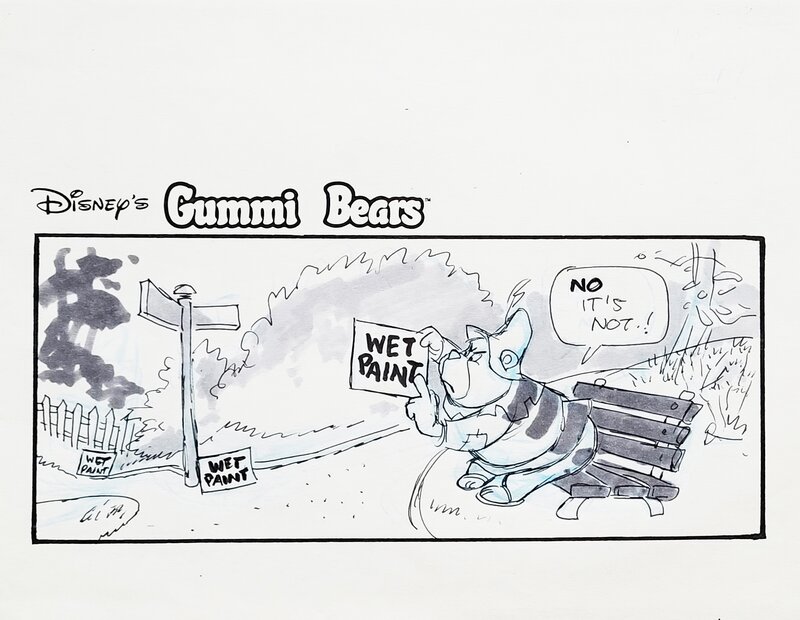 Gummi Bears par Daan Jippes - Planche originale
