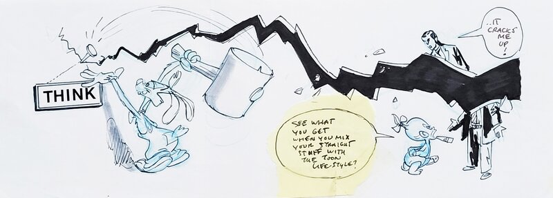 Roger Rabbit gag by Daan Jippes - Sketch