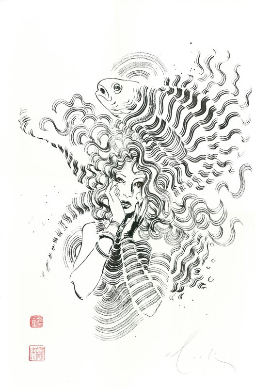 David Mack, Delirium (of the Endless) - Original Illustration